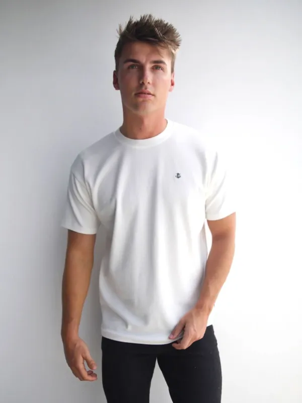 Matteo Relaxed T-Shirt - White sold by Blakely