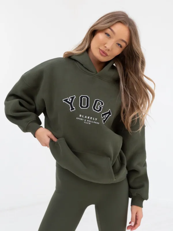 Yoga Oversized Hoodie - Khaki Green sold by Blakely