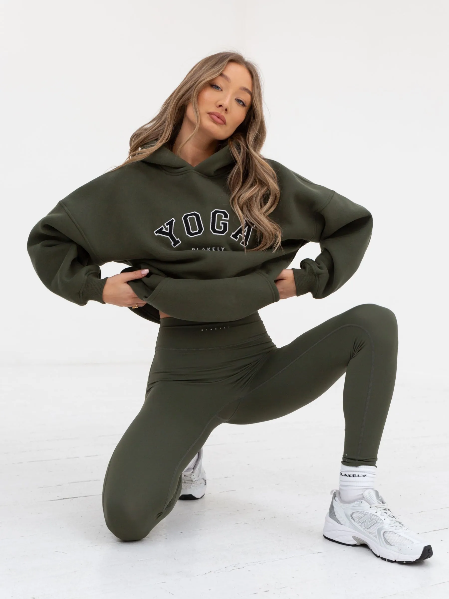 Yoga Oversized Hoodie - Khaki Green sold by Blakely product image thumbnail 4