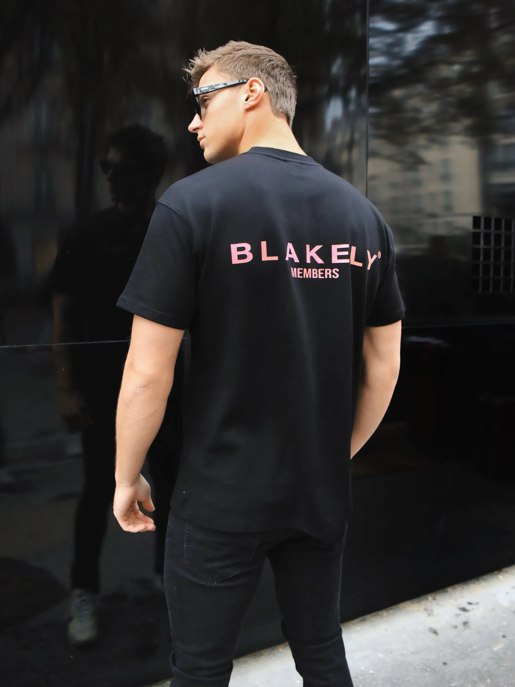 Members Relaxed T-Shirt - Black & Pink sold by Blakely product image thumbnail 4