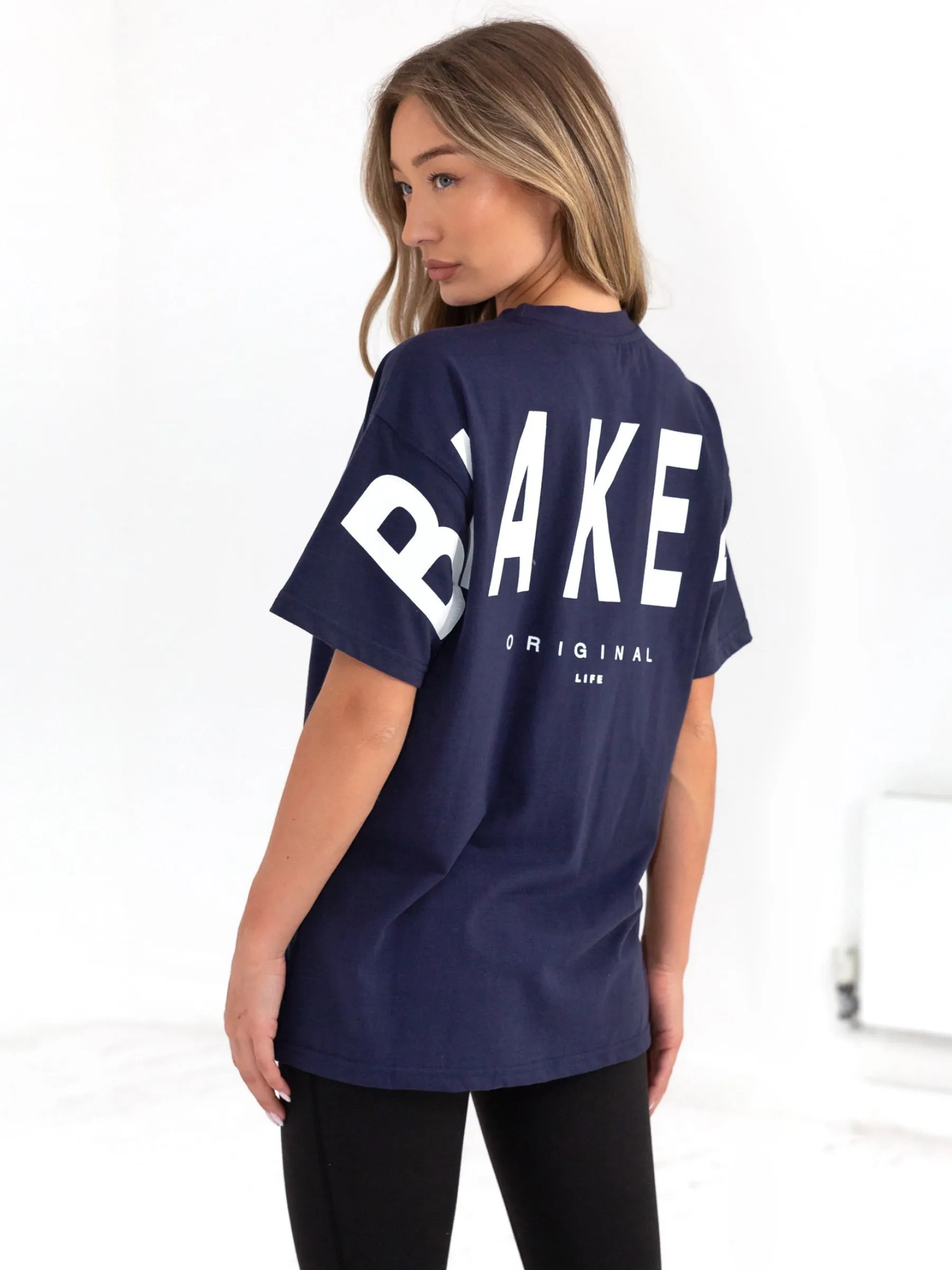Isabel Oversized T-Shirt - Dark Navy sold by Blakely