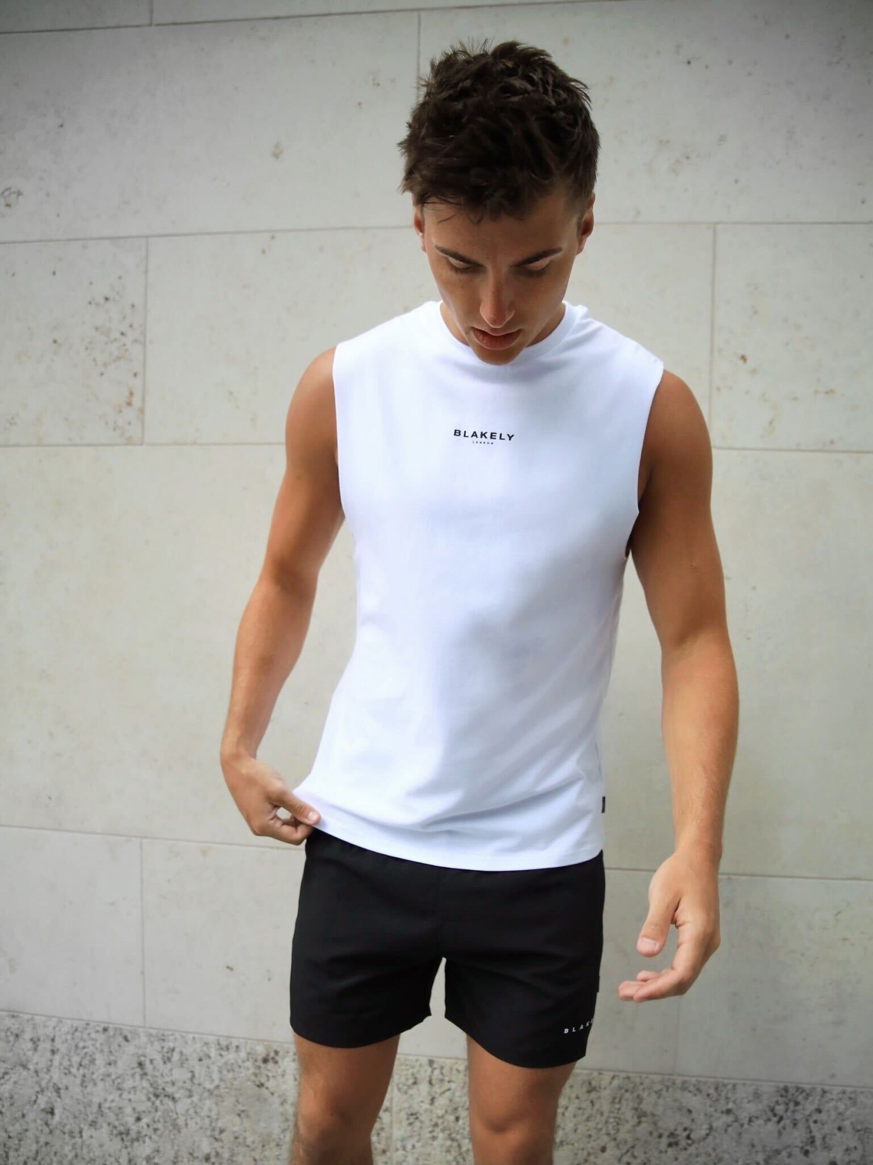 Universal Sleeveless Tee - White sold by Blakely product image thumbnail 5