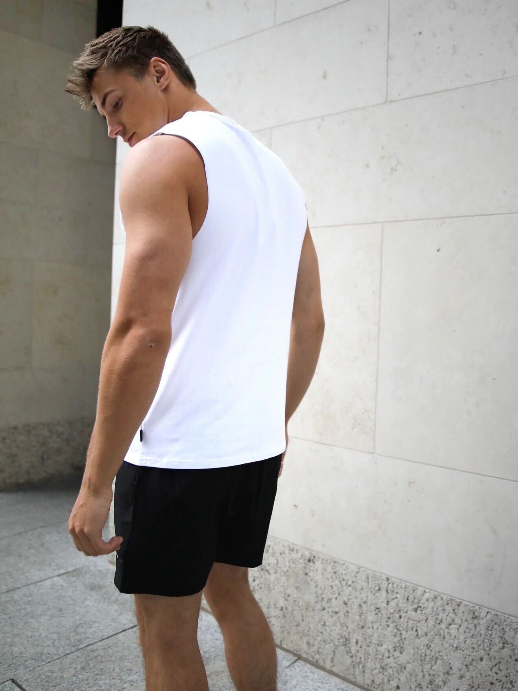 Universal Sleeveless Tee - White sold by Blakely product image thumbnail 2