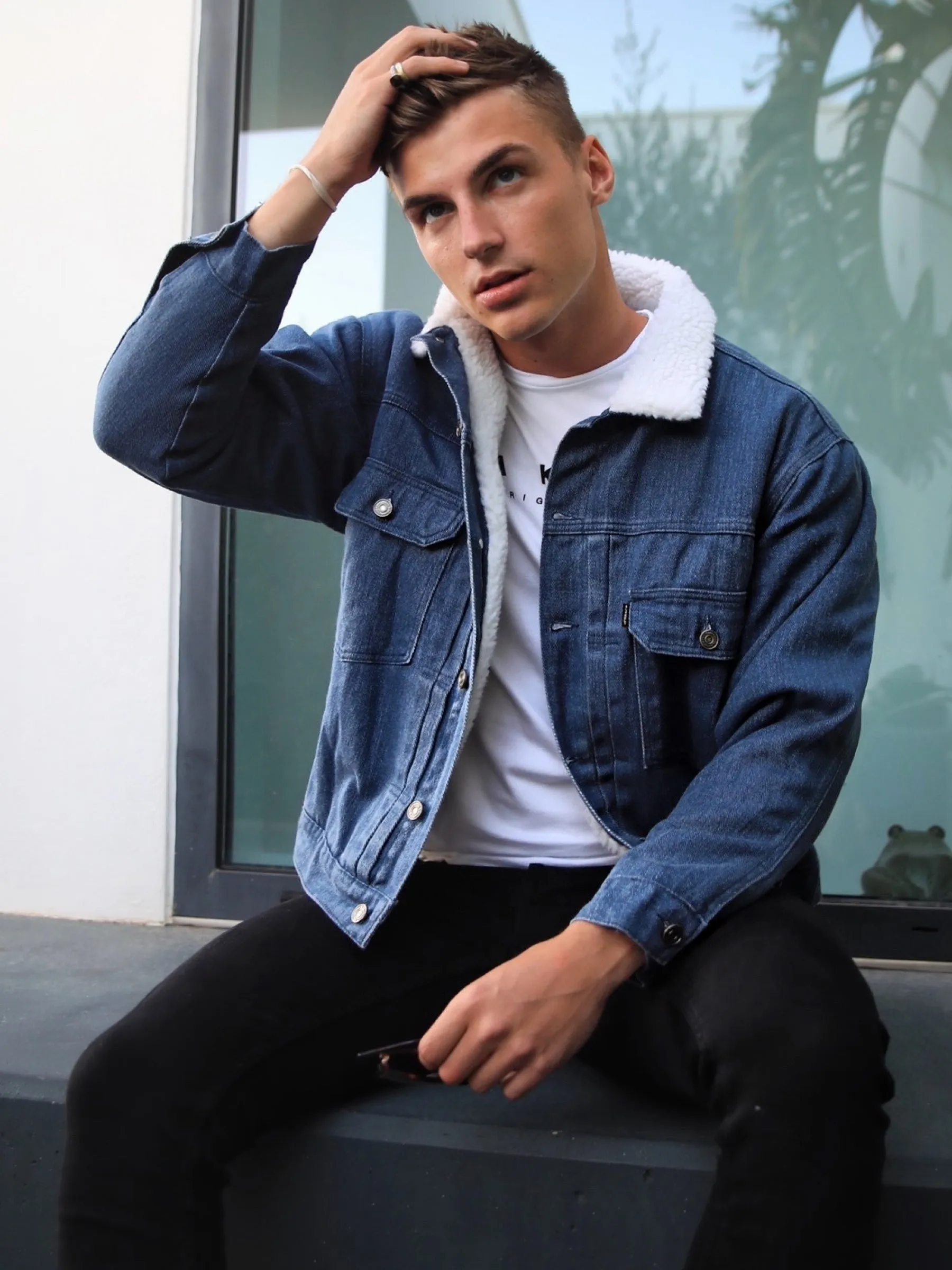 Raleigh Denim Jacket - Blue sold by Blakely product image thumbnail 5