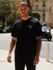 Monaco Relaxed T-Shirt - Black sold by Blakely