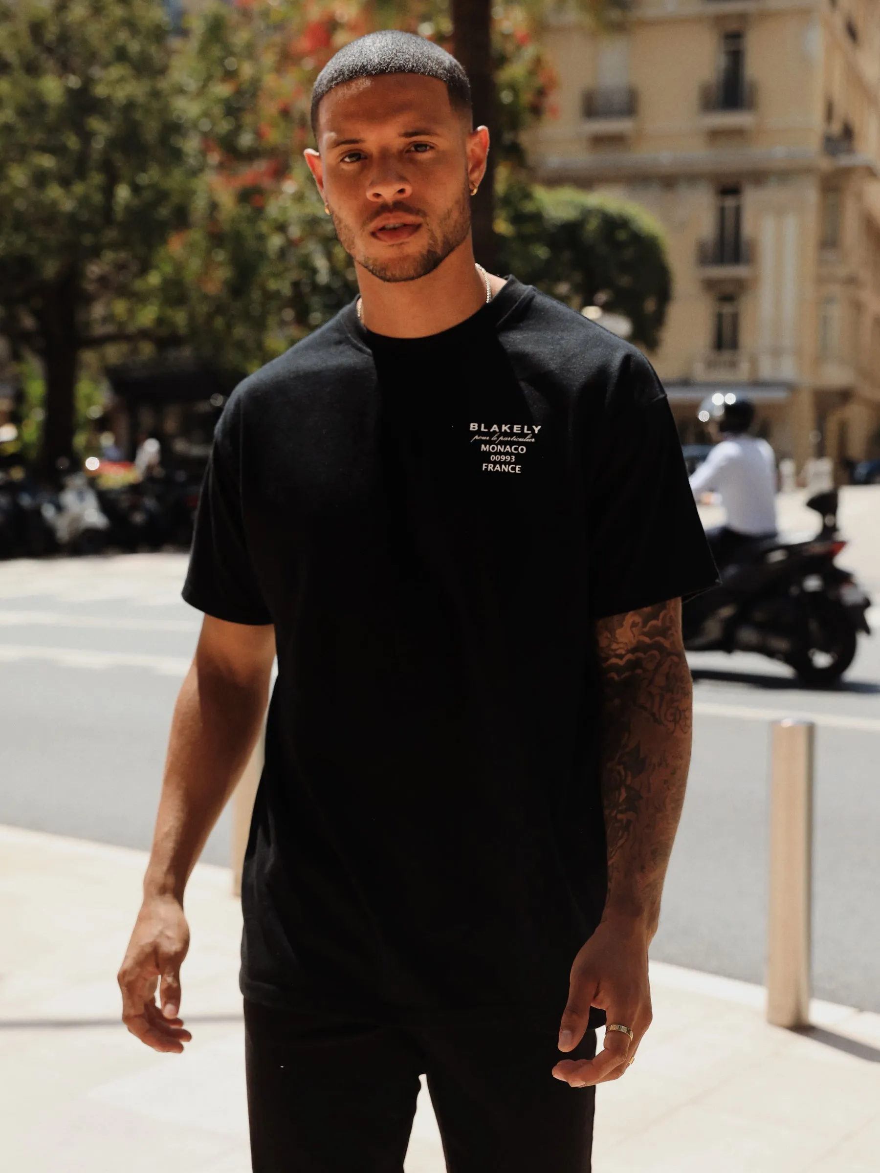Monaco Relaxed T-Shirt - Black sold by Blakely product image thumbnail 4