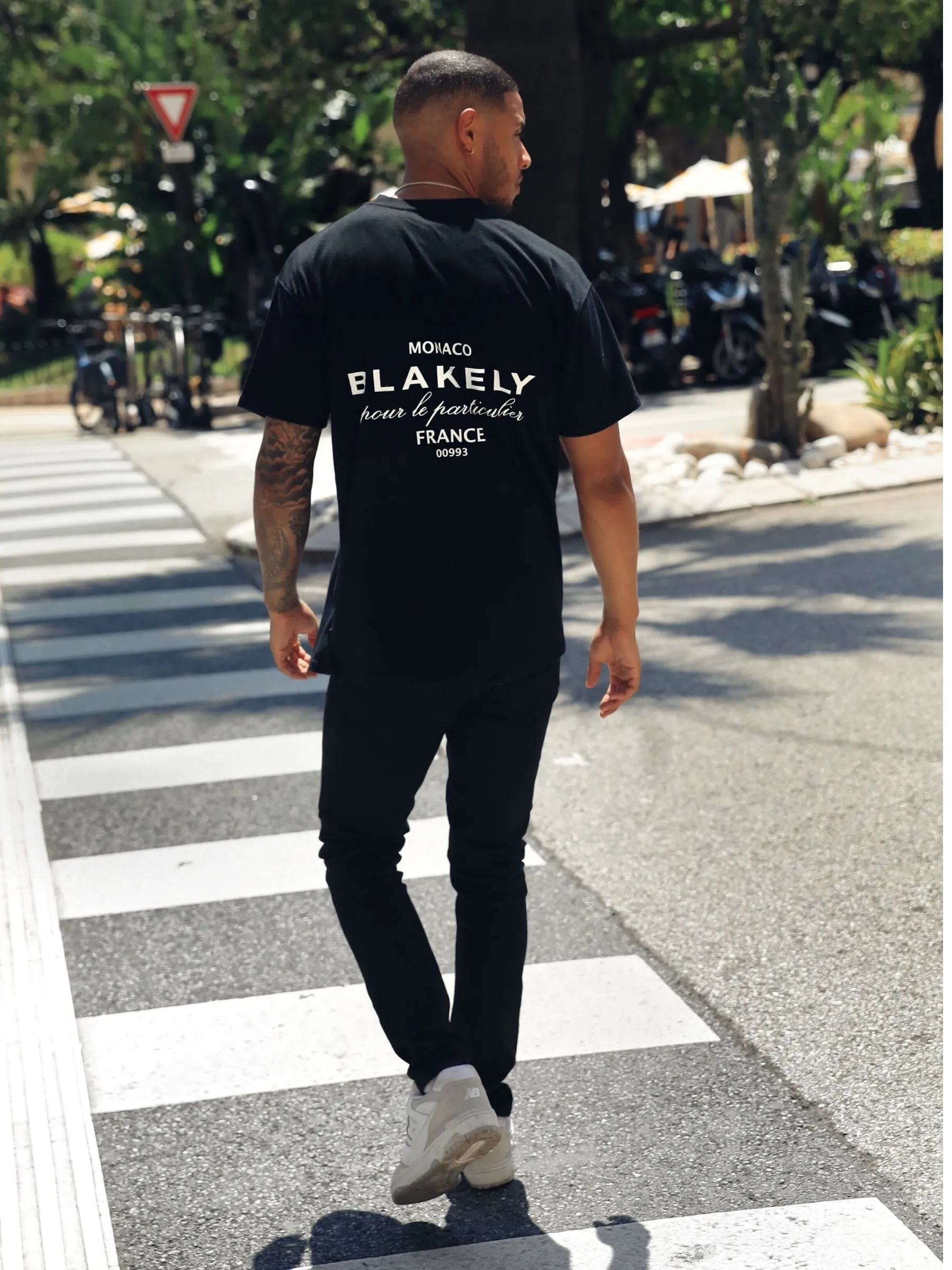 Monaco Relaxed T-Shirt - Black sold by Blakely product image thumbnail 5