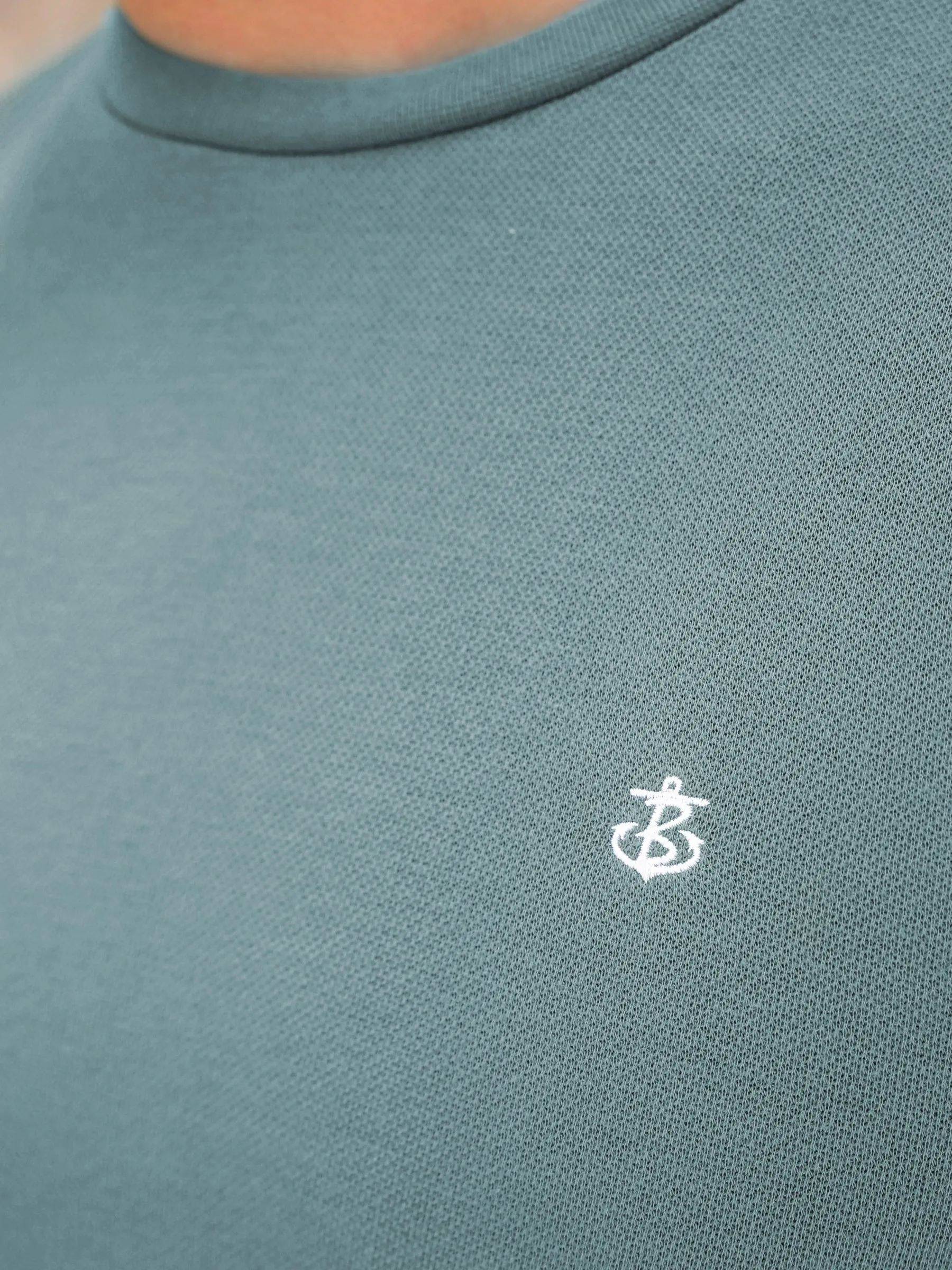 Verona Slim T-Shirt - Khaki Green sold by Blakely product image thumbnail 3