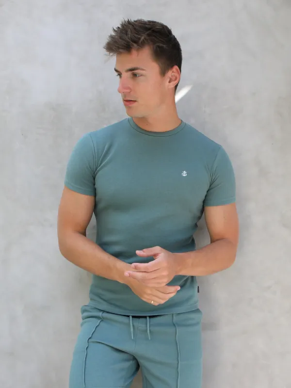 Verona Slim T-Shirt - Khaki Green sold by Blakely