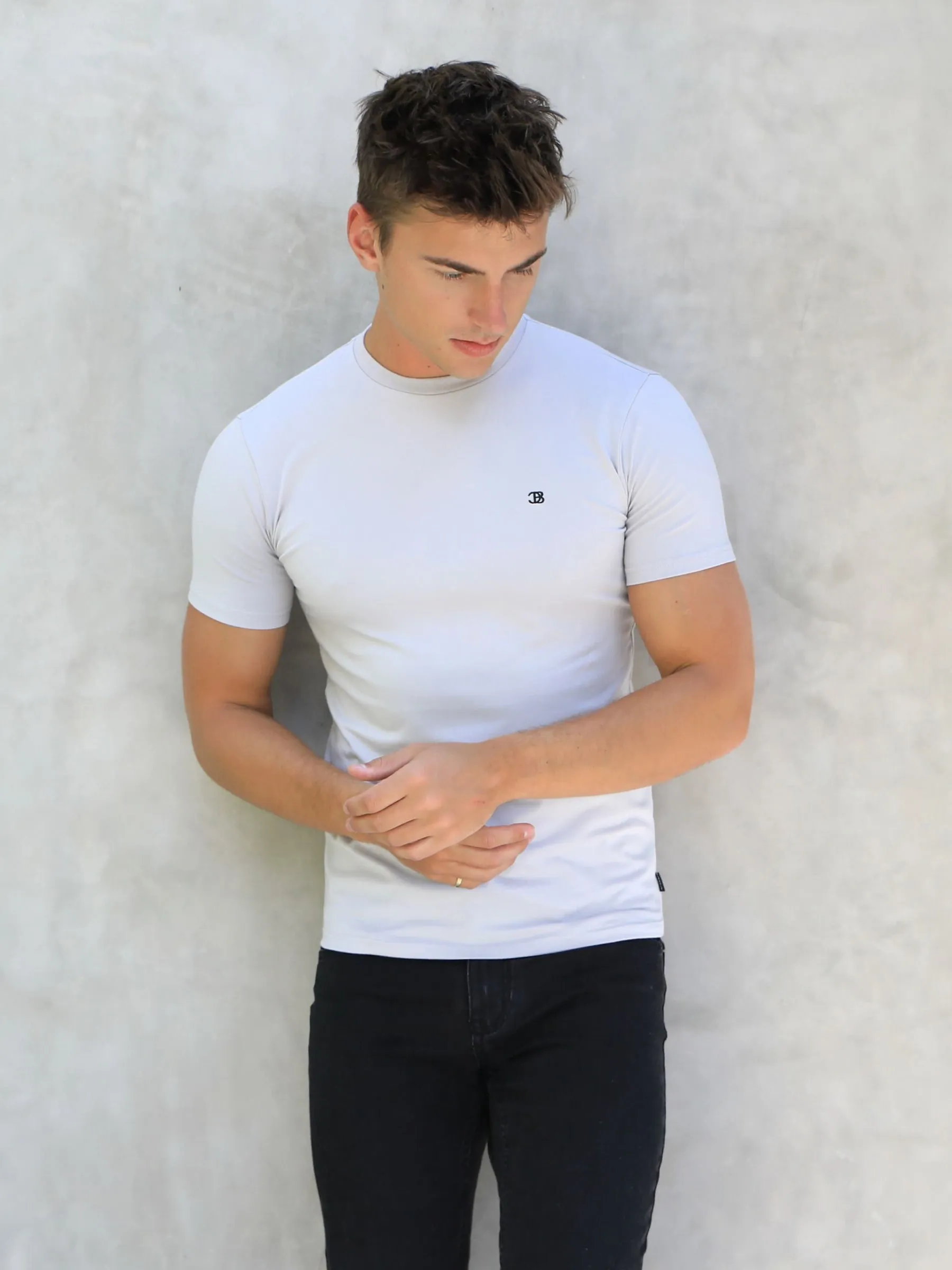 Initial Crew T-Shirt - Stone sold by Blakely product image thumbnail 2