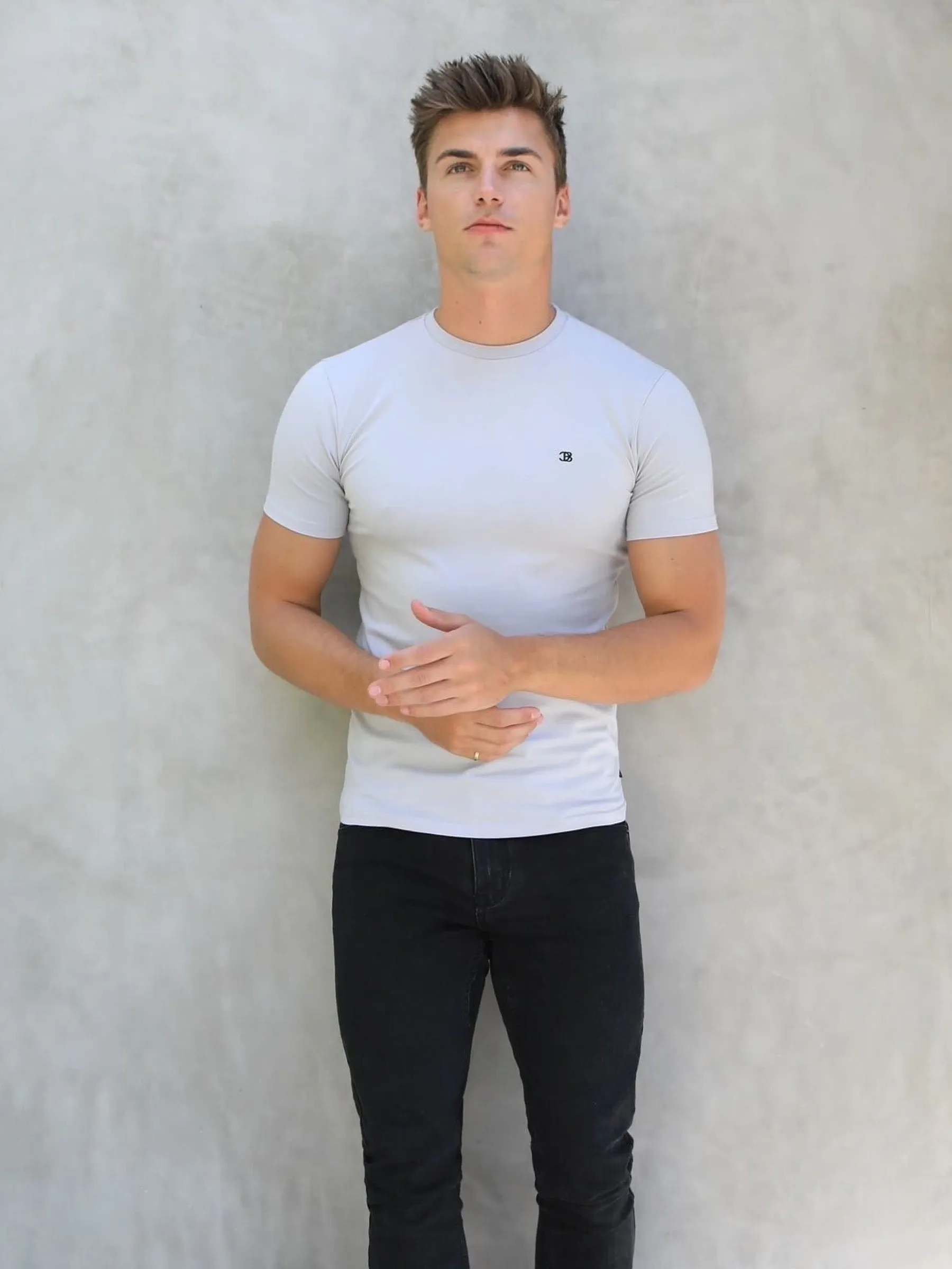 Initial Crew T-Shirt - Stone sold by Blakely product image thumbnail 4