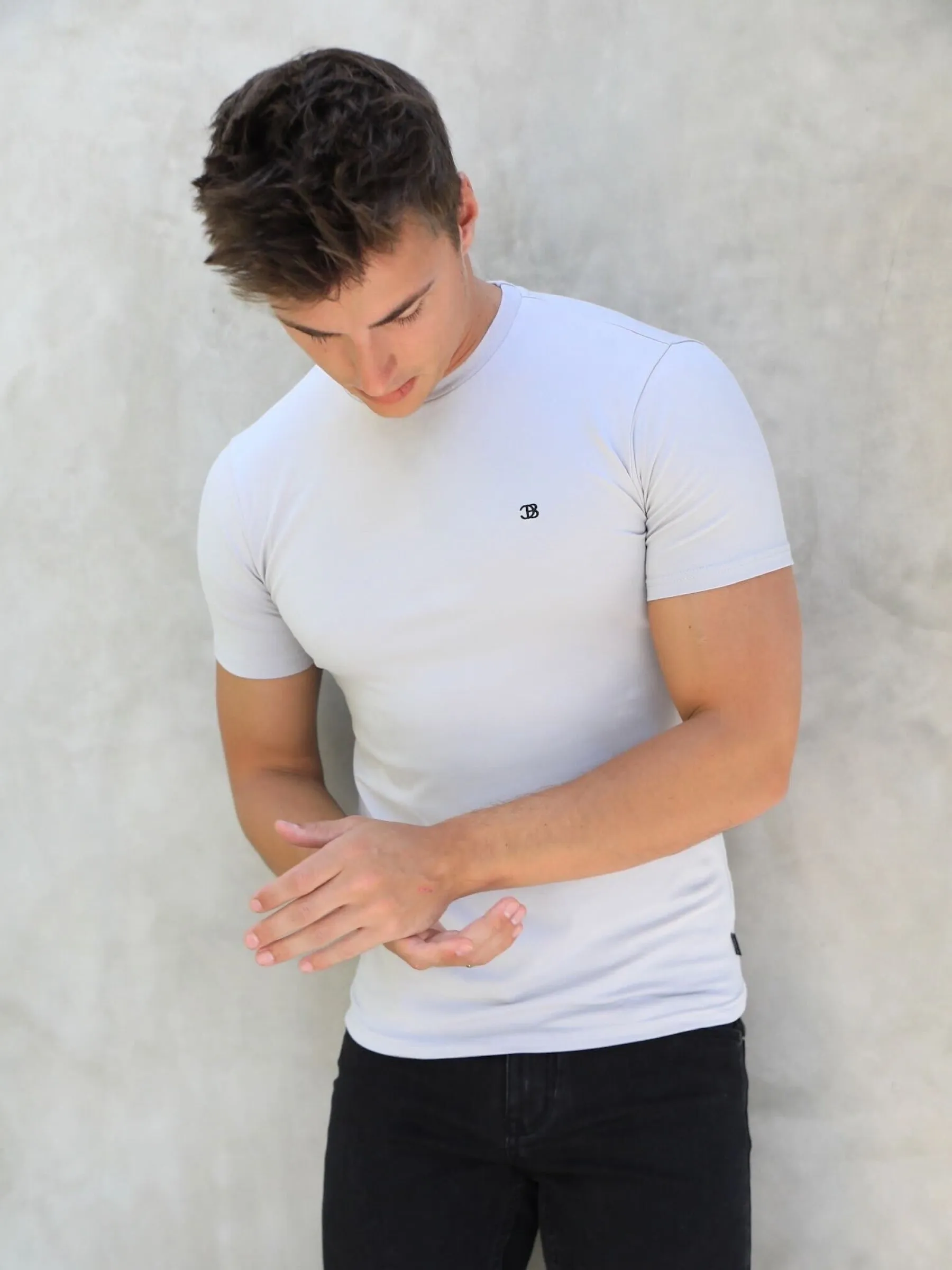 Initial Crew T-Shirt - Stone sold by Blakely product image thumbnail 5