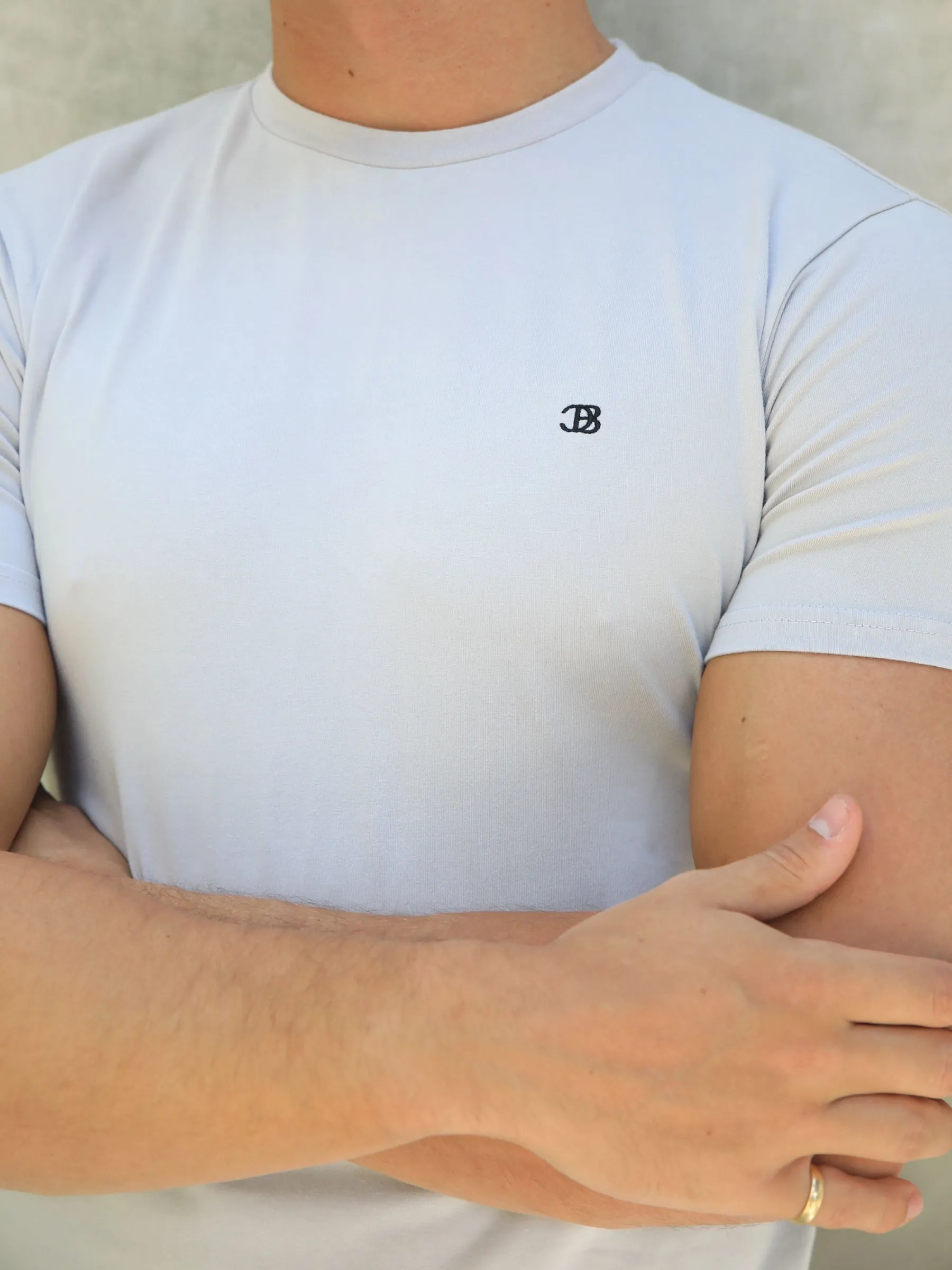 Initial Crew T-Shirt - Stone sold by Blakely product image thumbnail 3