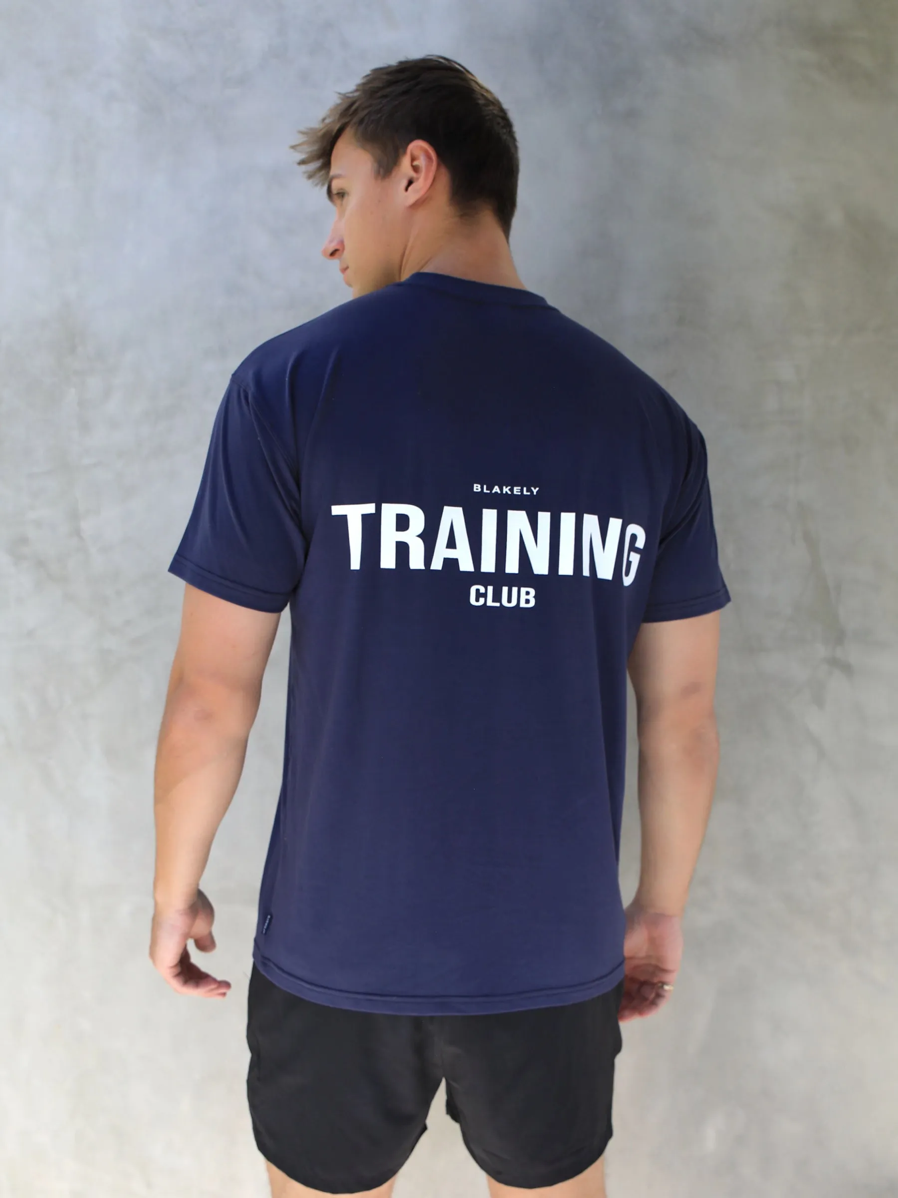 Relaxed Training T-Shirt - Navy sold by Blakely