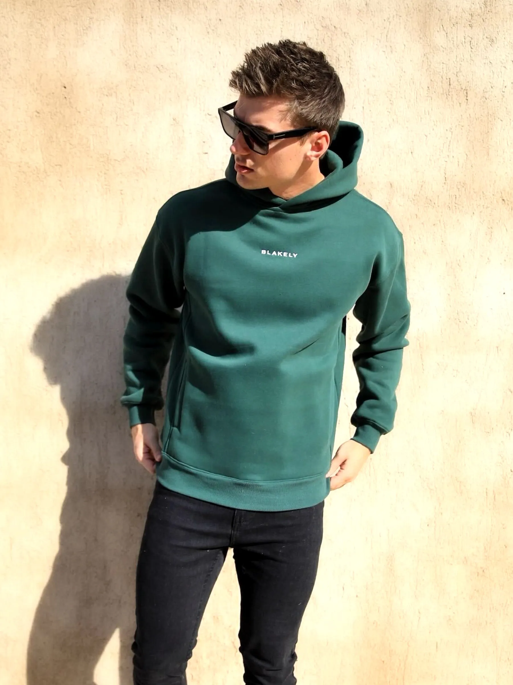Essential Relaxed Hoodie - Forest Green sold by Blakely product image thumbnail 4