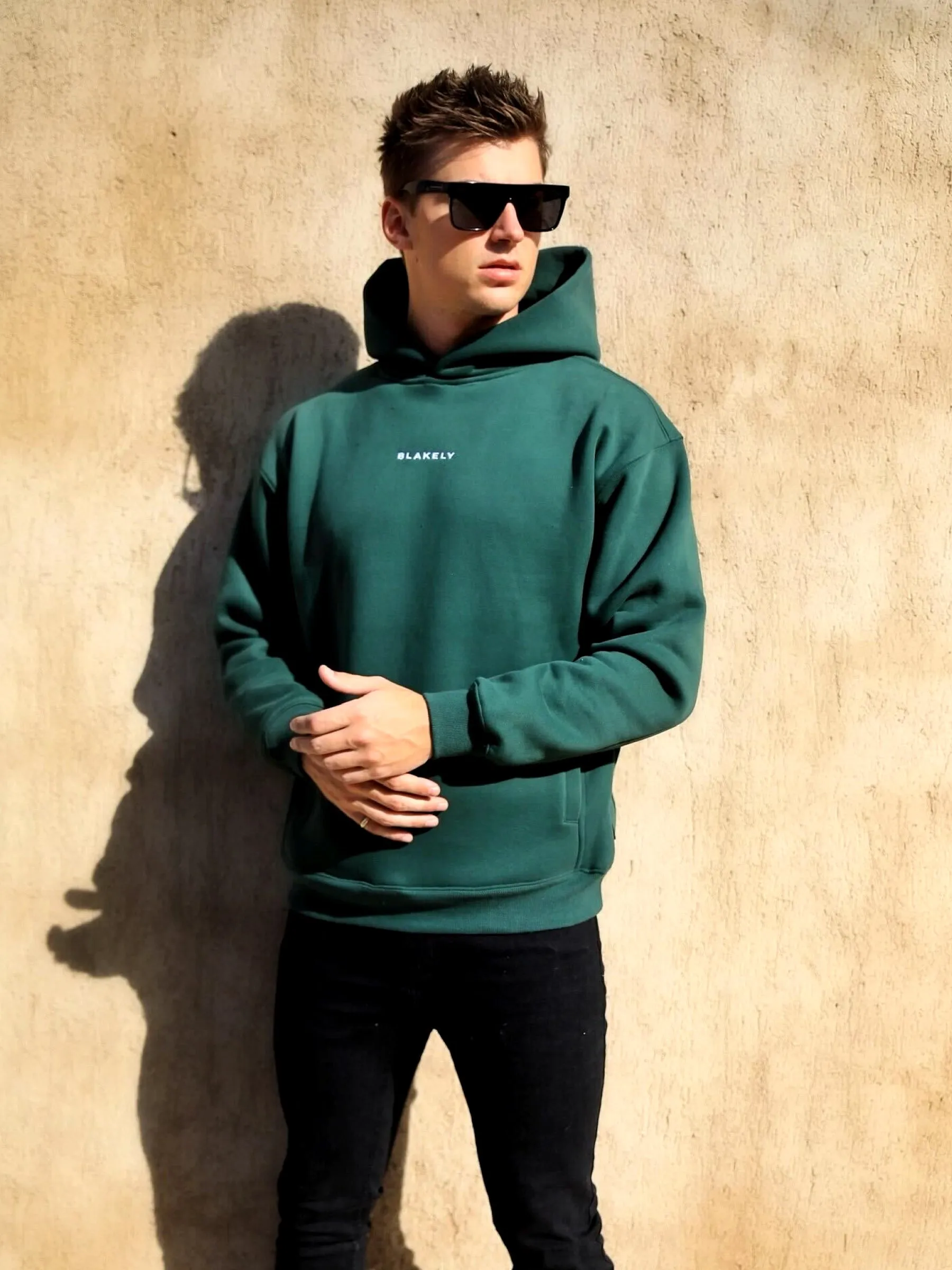 Essential Relaxed Hoodie - Forest Green sold by Blakely product image thumbnail 2