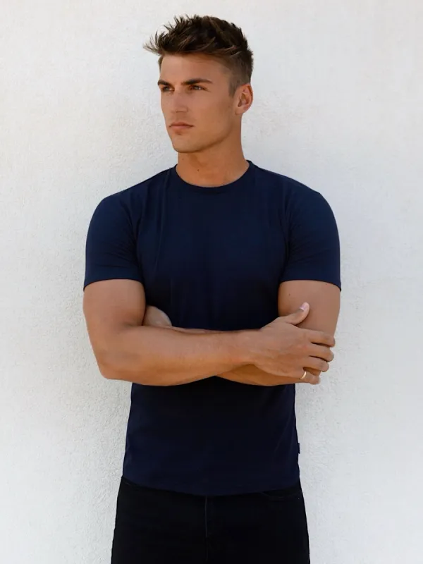 Milo T-Shirt - Navy sold by Blakely