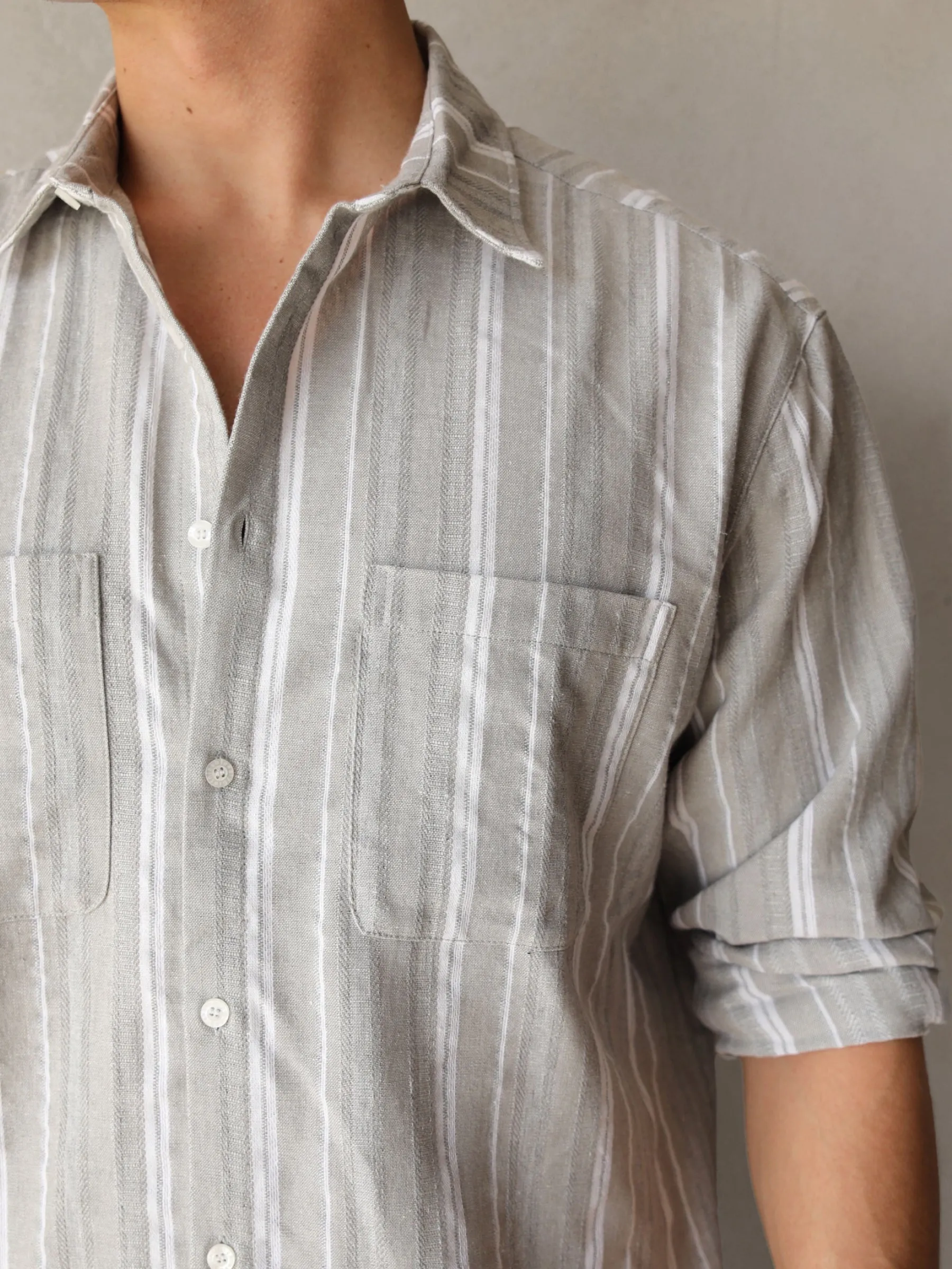Rialto Stripe Shirt - Grey sold by Blakely product image thumbnail 3
