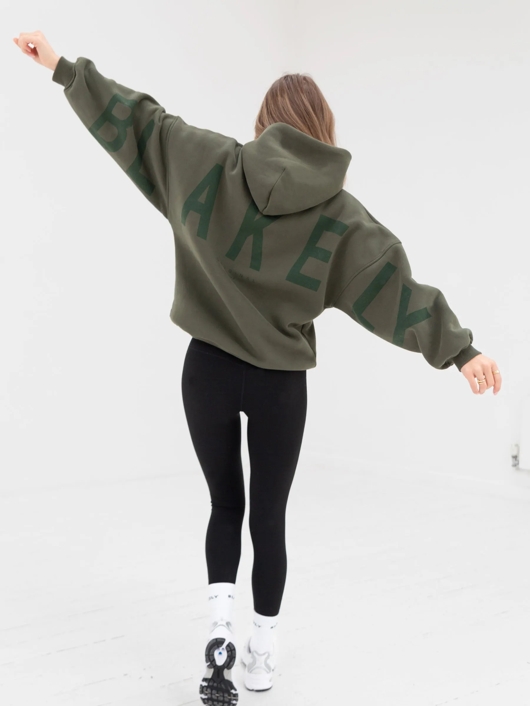 Tonal Isabel Oversized Hoodie - Khaki Green sold by Blakely product image thumbnail 4