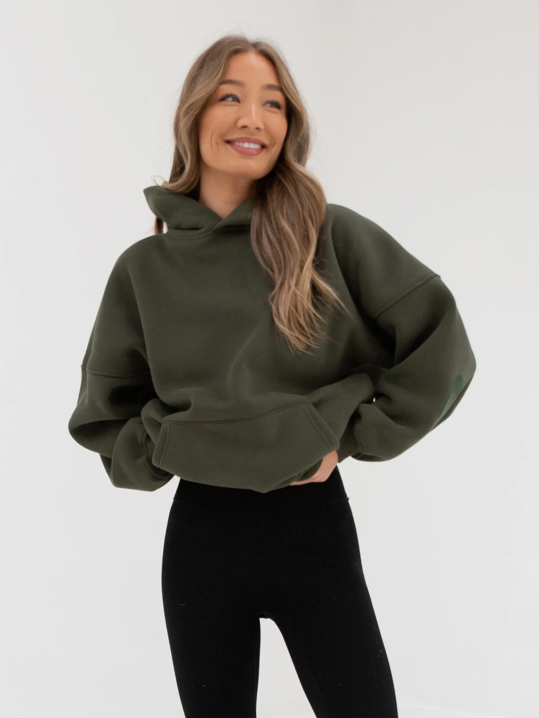 Tonal Isabel Oversized Hoodie - Khaki Green sold by Blakely product image thumbnail 2