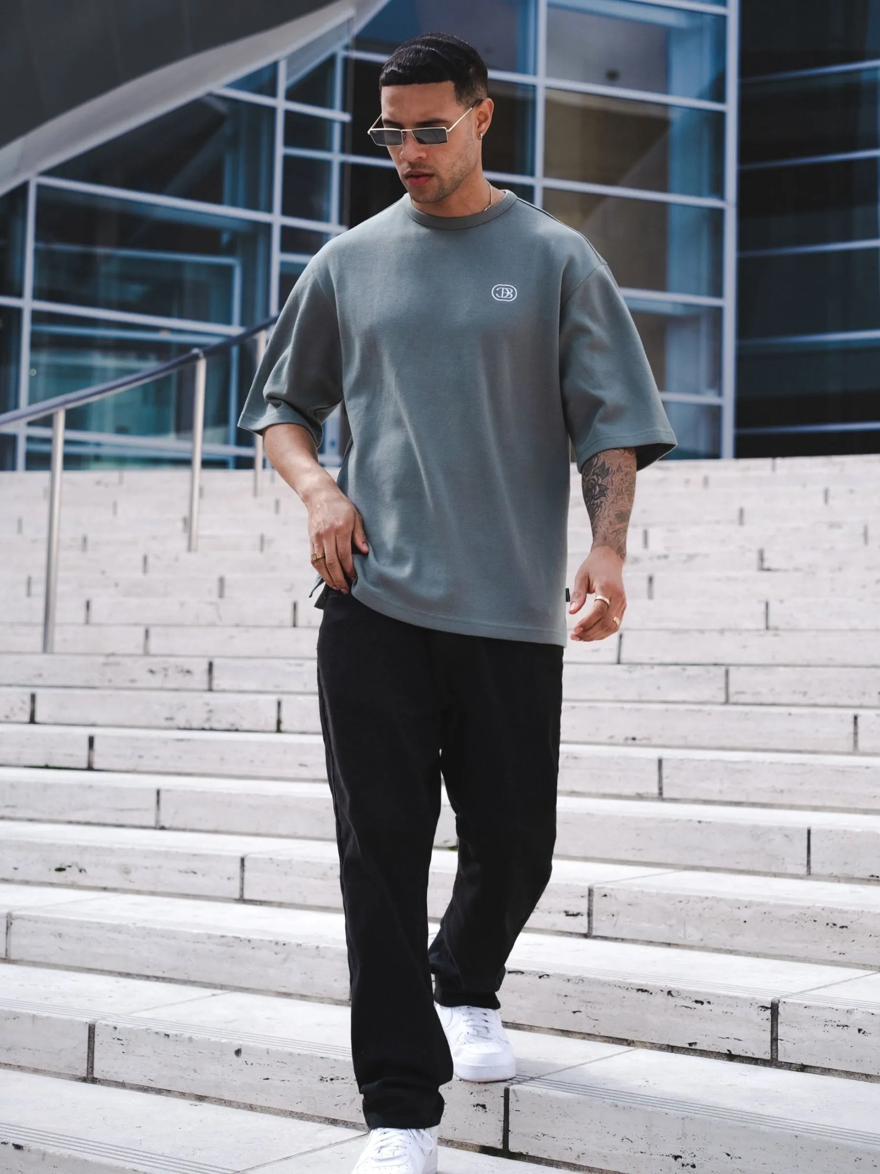 Icon Oversized T-Shirt - Khaki Green sold by Blakely product image thumbnail 5