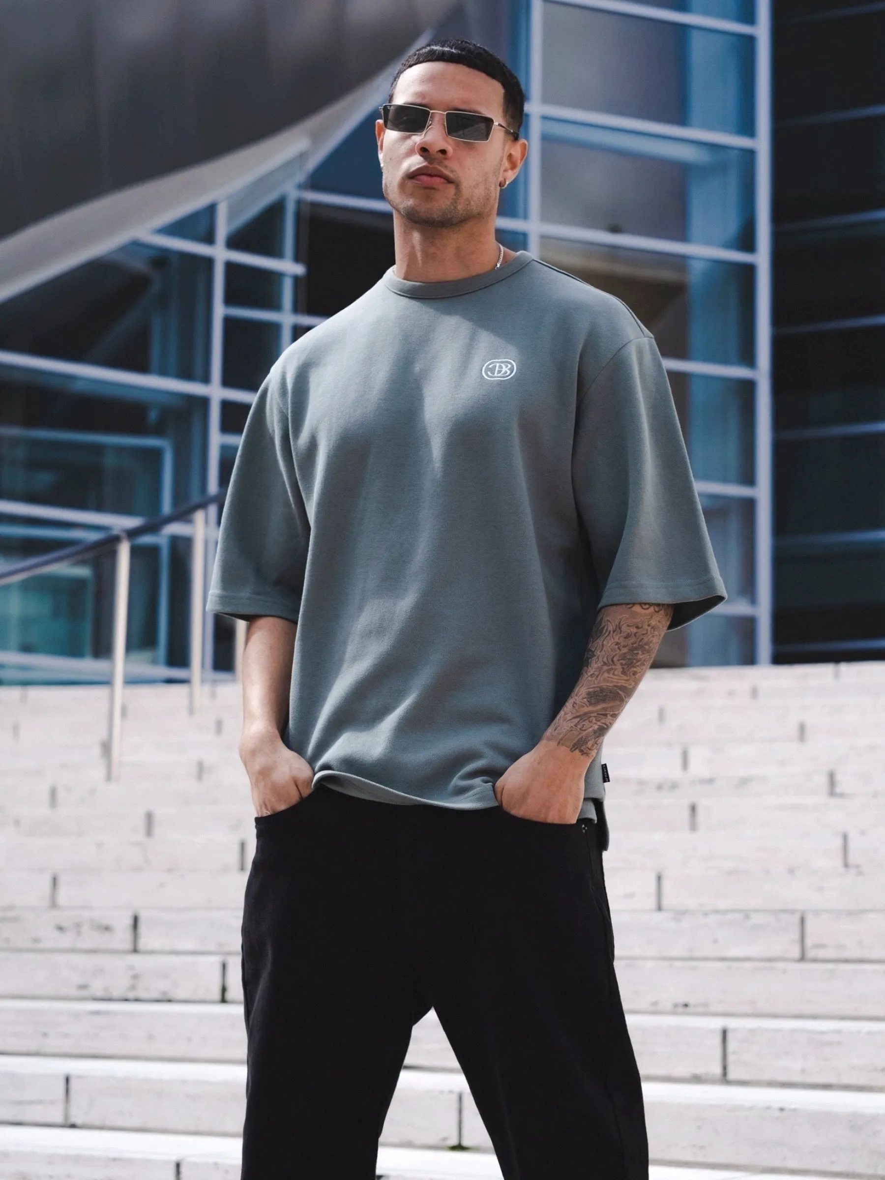 Icon Oversized T-Shirt - Khaki Green sold by Blakely product image thumbnail 4