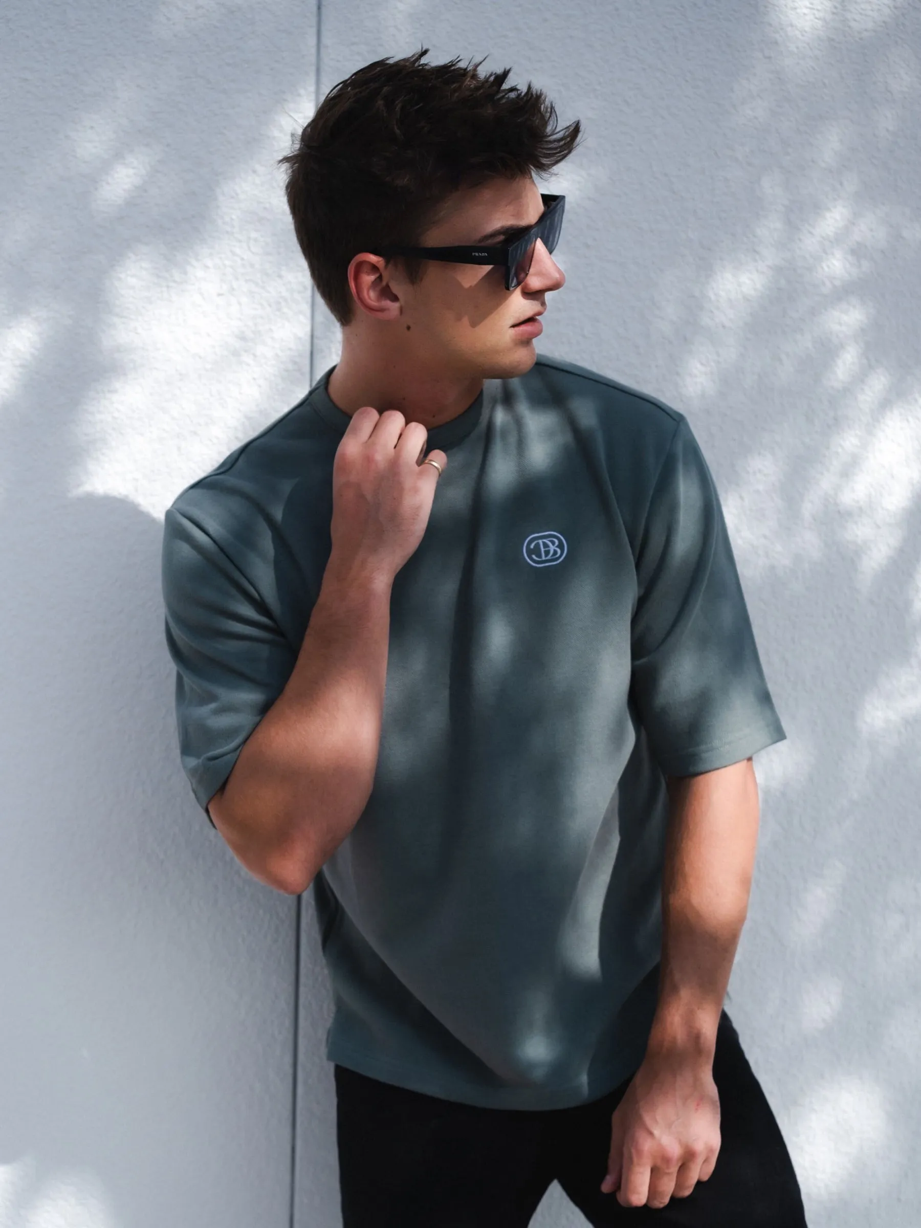 Icon Oversized T-Shirt - Khaki Green sold by Blakely product image thumbnail 2