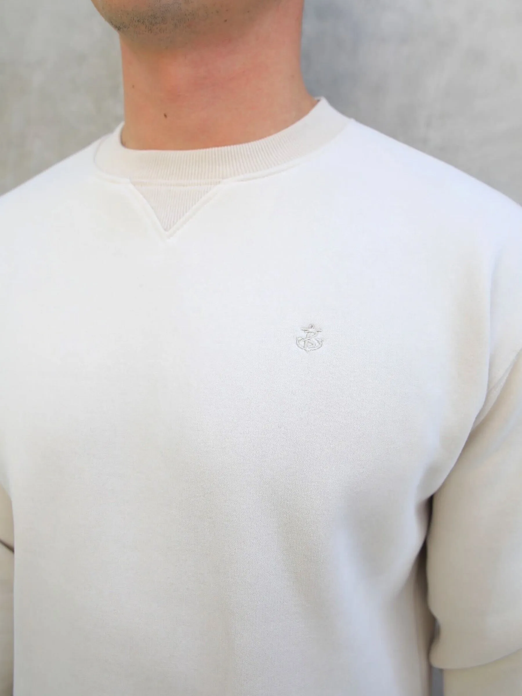 Preston Relaxed Jumper - Light Beige sold by Blakely product image thumbnail 3