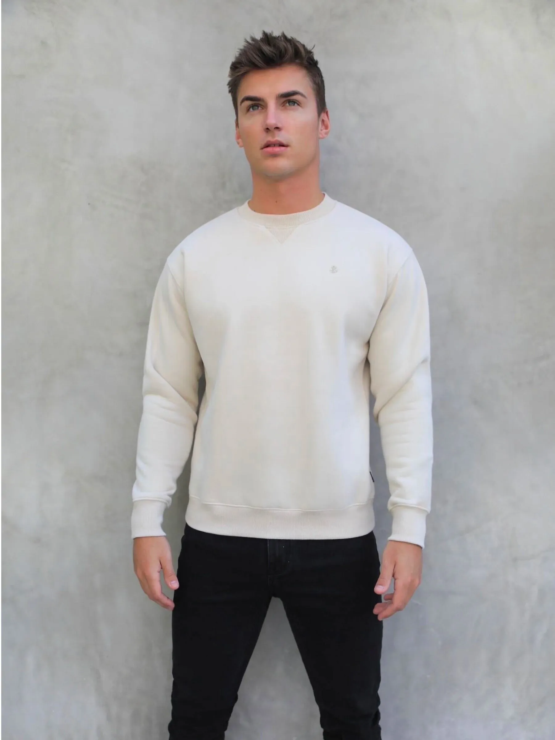 Preston Relaxed Jumper - Light Beige sold by Blakely product image thumbnail 2