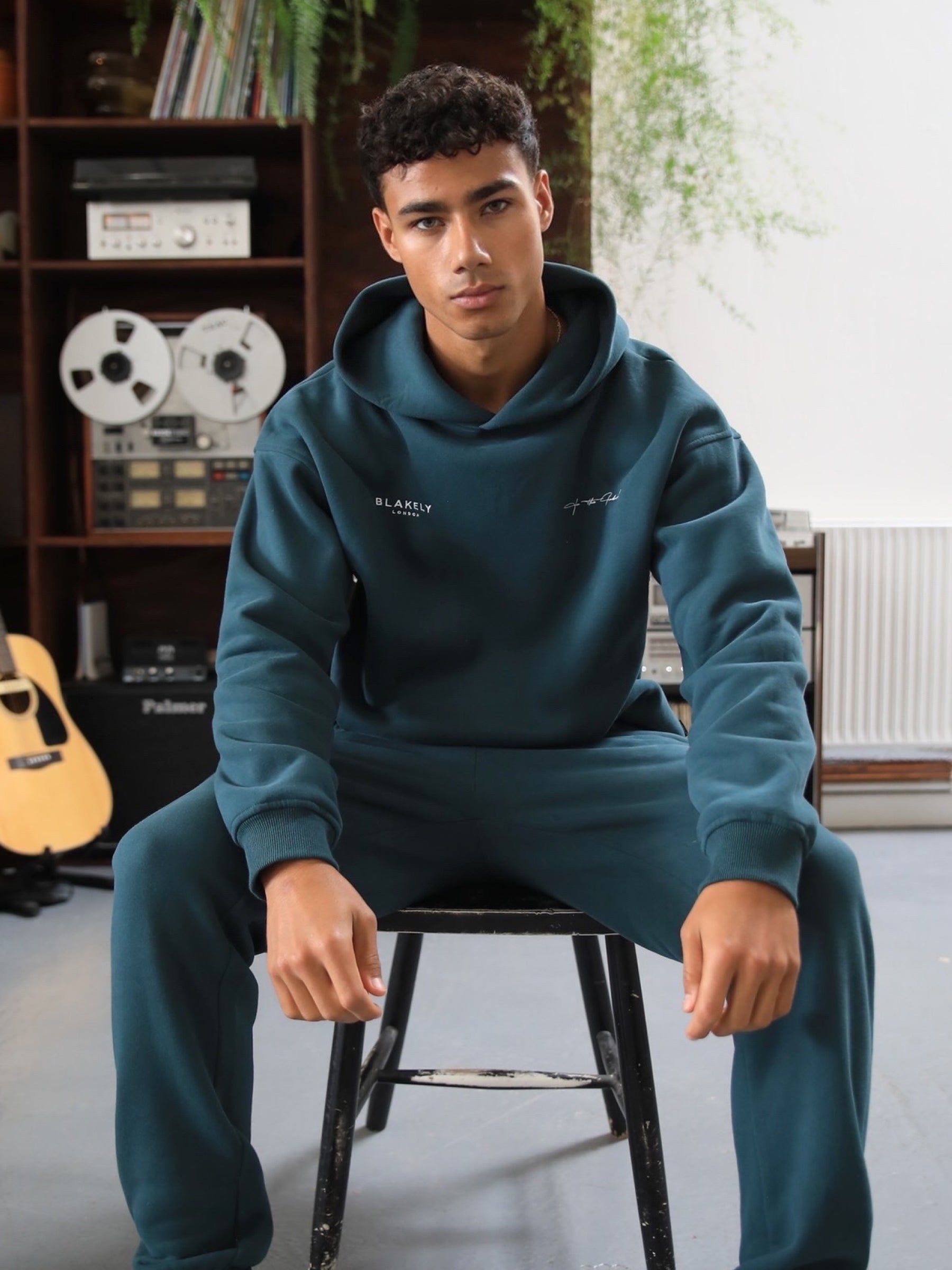 Signature Relaxed Hoodie - Teal Green sold by Blakely product image thumbnail 4