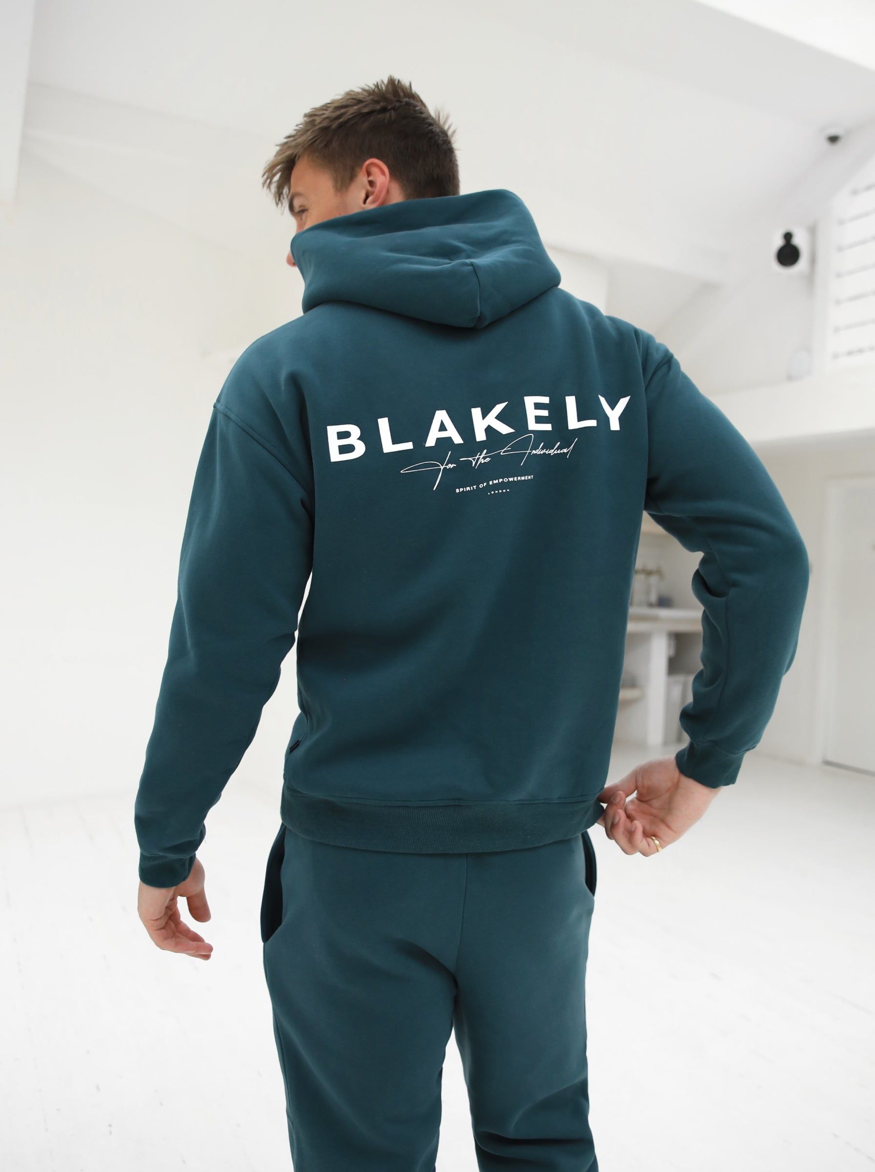 Signature Relaxed Hoodie - Teal Green sold by Blakely