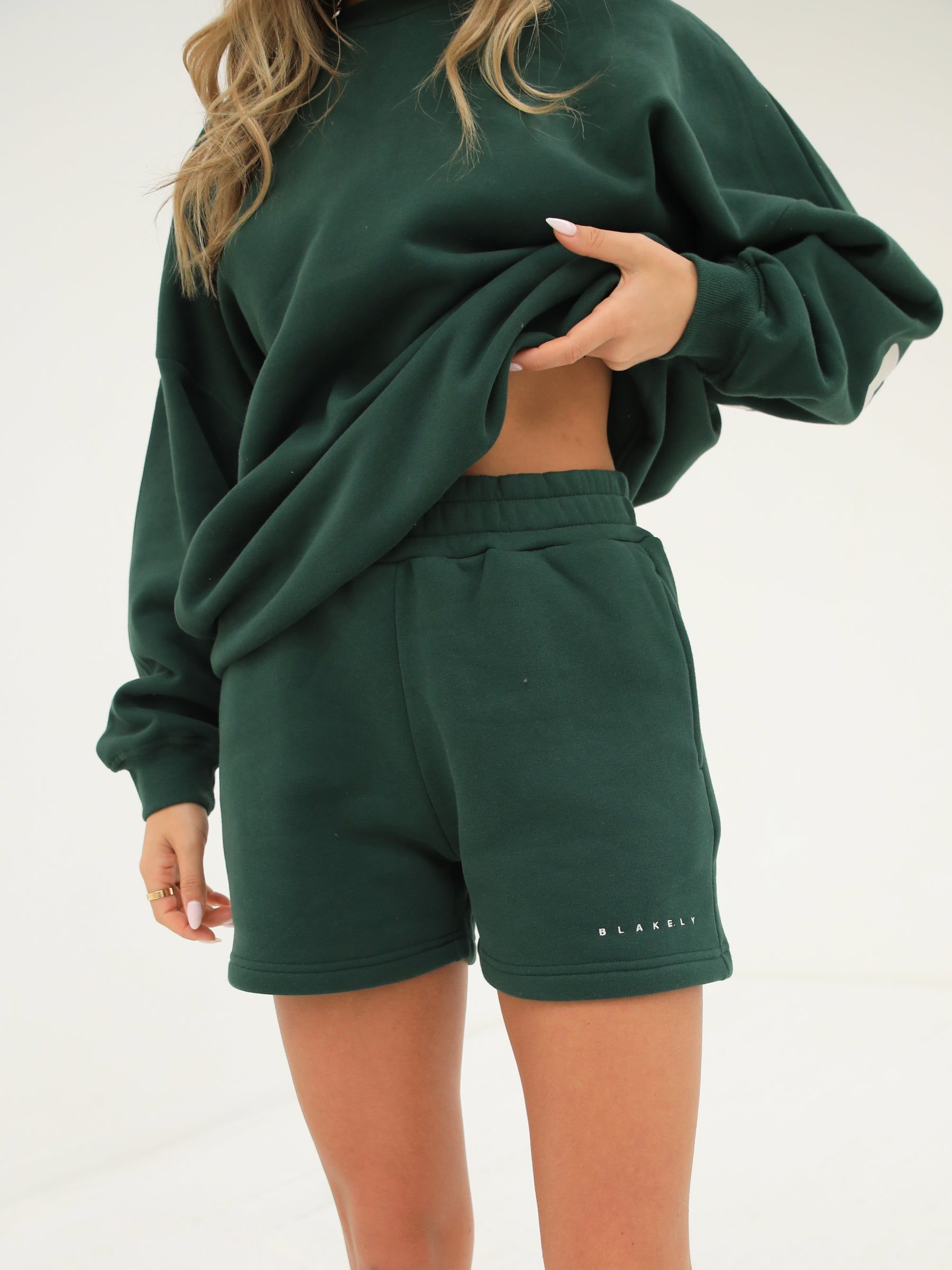 Isabel Jogger Shorts - Dark Green sold by Blakely product image thumbnail 4