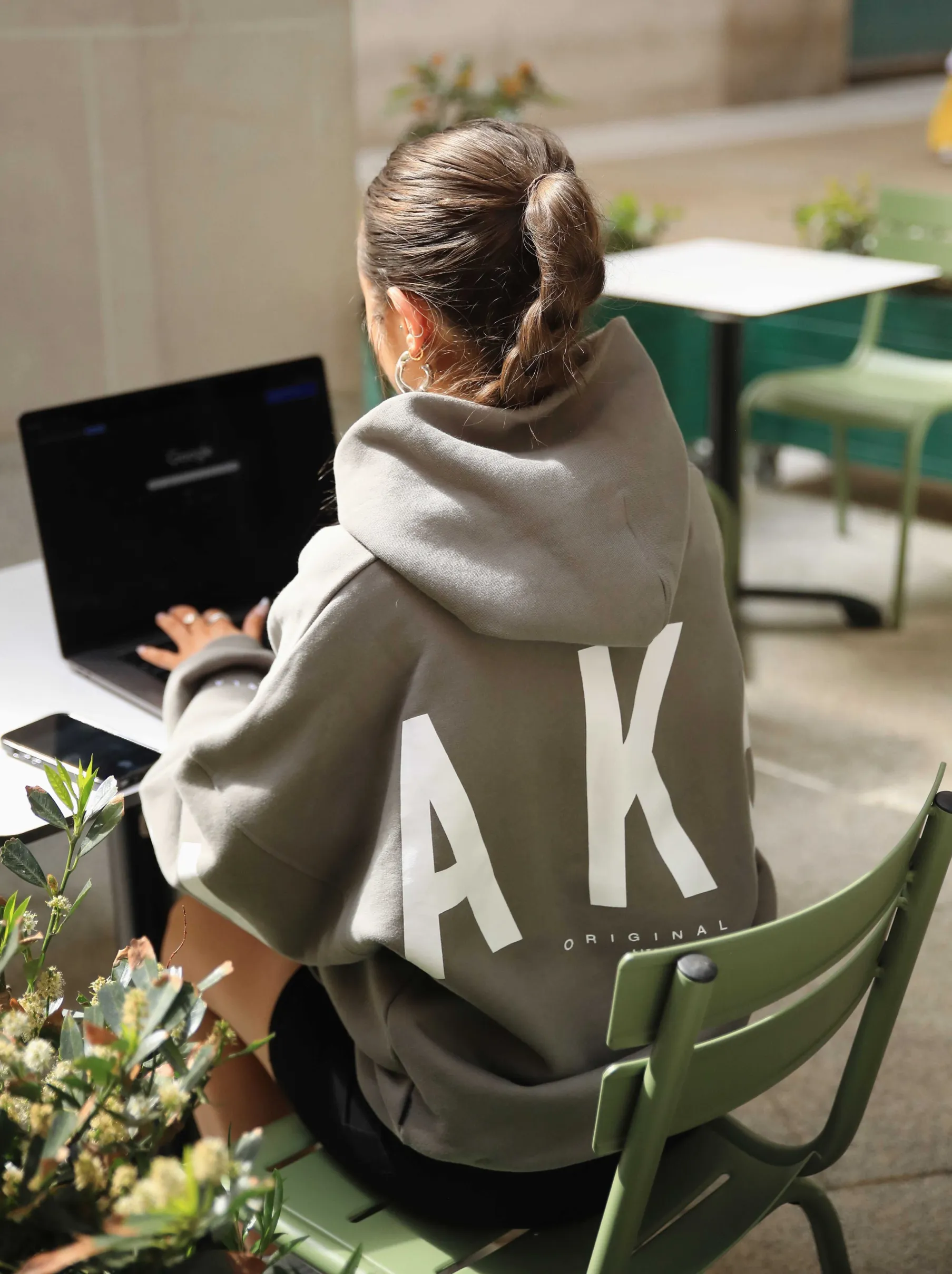 Isabel Oversized Hoodie - Safari Green sold by Blakely product image thumbnail 5