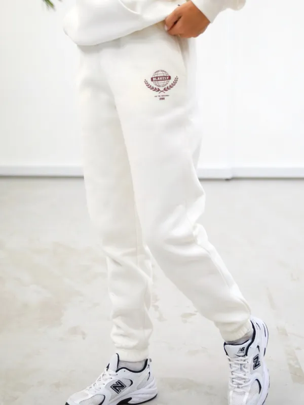 Varsity Sweatpants - Off White sold by Blakely