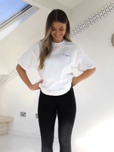 Members Oversized T-Shirt - White sold by Blakely