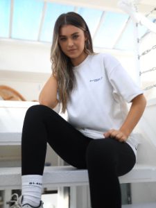 Members Oversized T-Shirt - White sold by Blakely