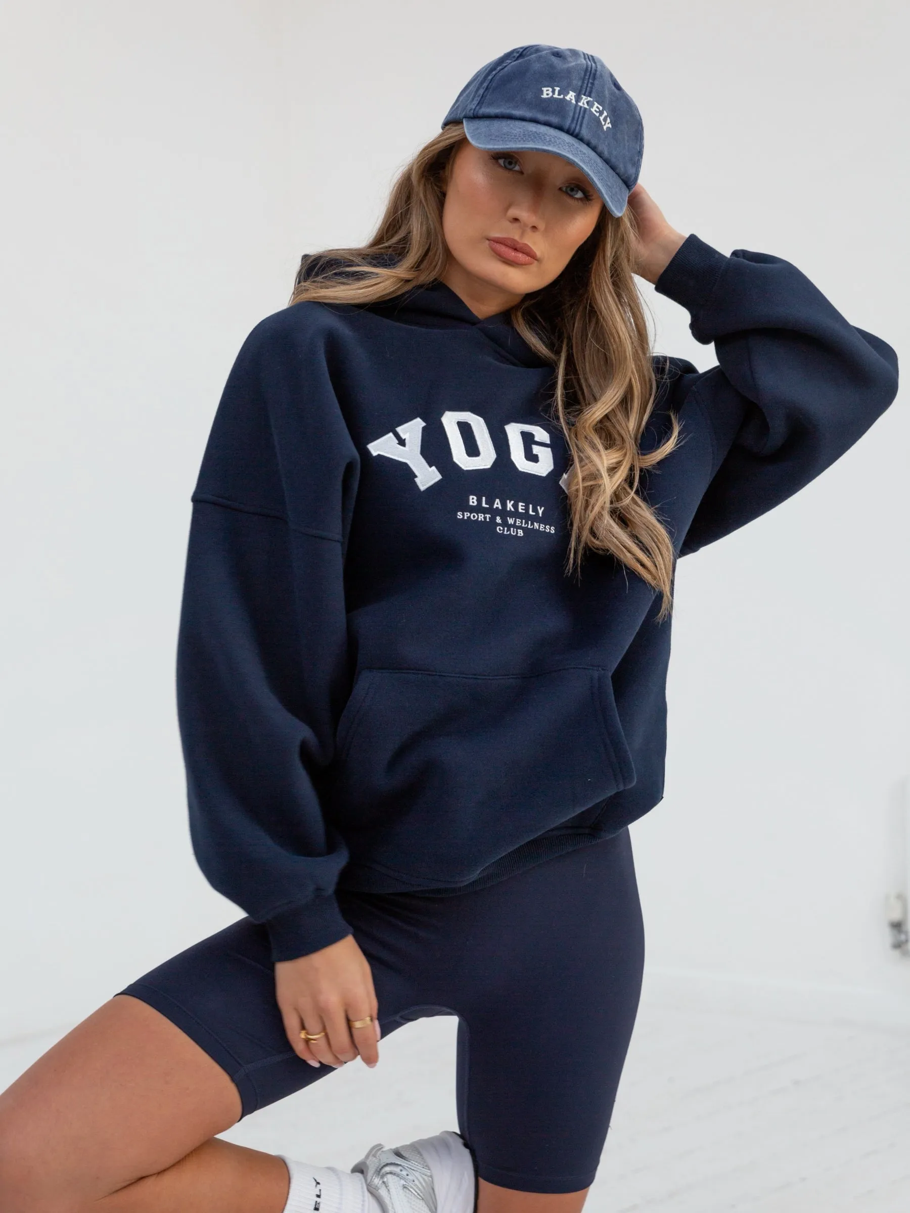 Yoga Oversized Hoodie - Navy sold by Blakely product image thumbnail 5