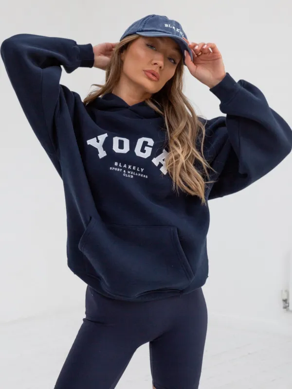 Yoga Oversized Hoodie - Navy sold by Blakely