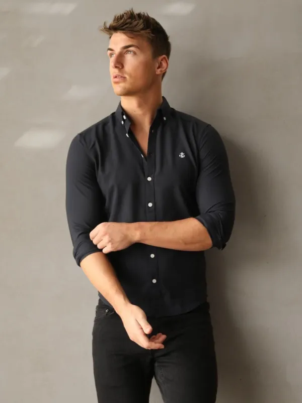 Calcata Shirt - Dark Navy sold by Blakely