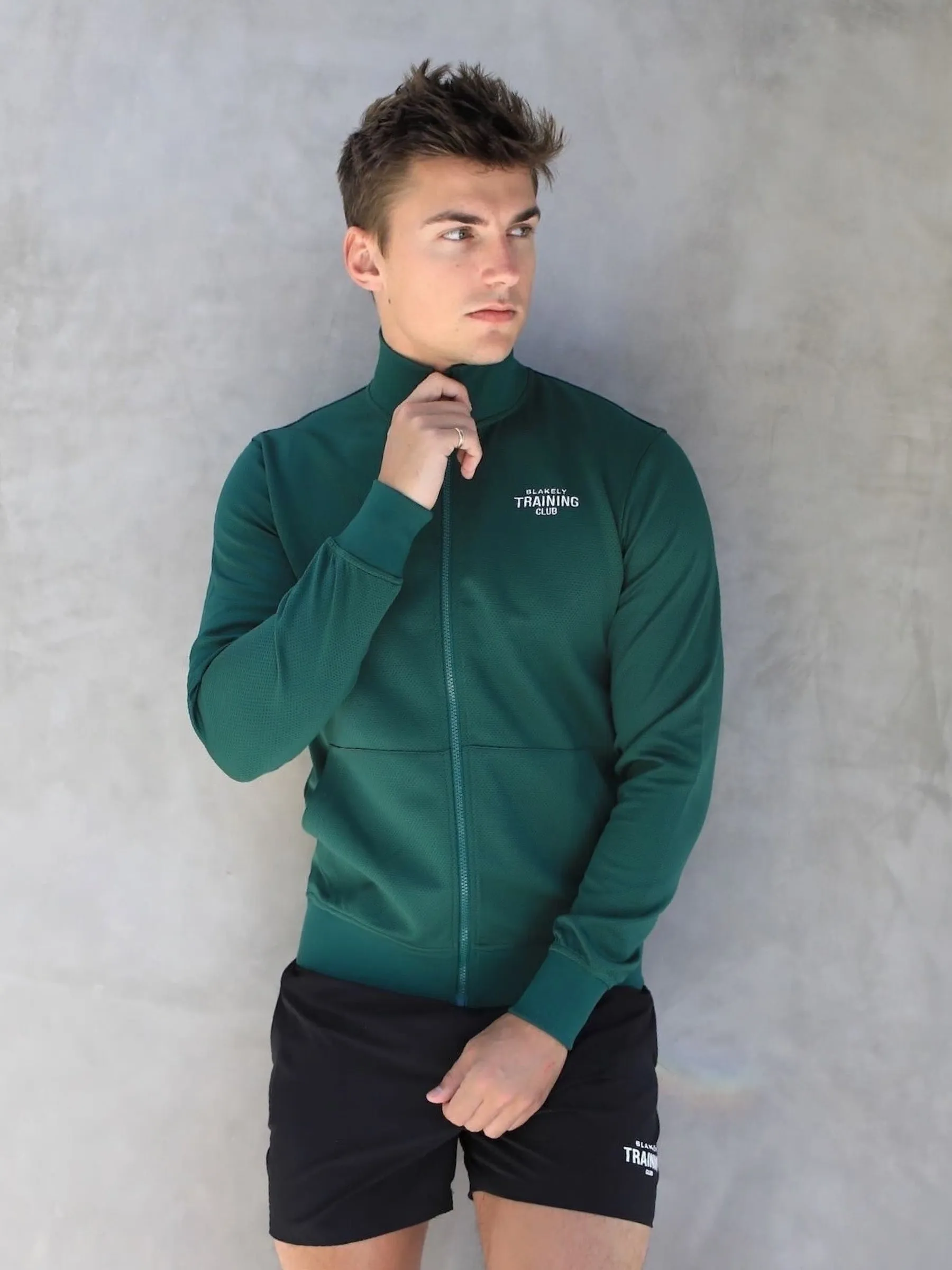 Full Zip Training Jacket - Dark Green sold by Blakely