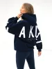 Isabel Oversized Hoodie - Navy Blue sold by Blakely