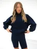 Isabel Oversized Hoodie - Navy Blue sold by Blakely