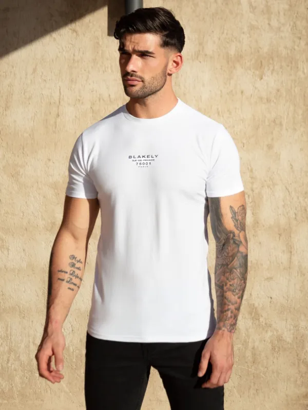 Rue Slim T-Shirt - White sold by Blakely