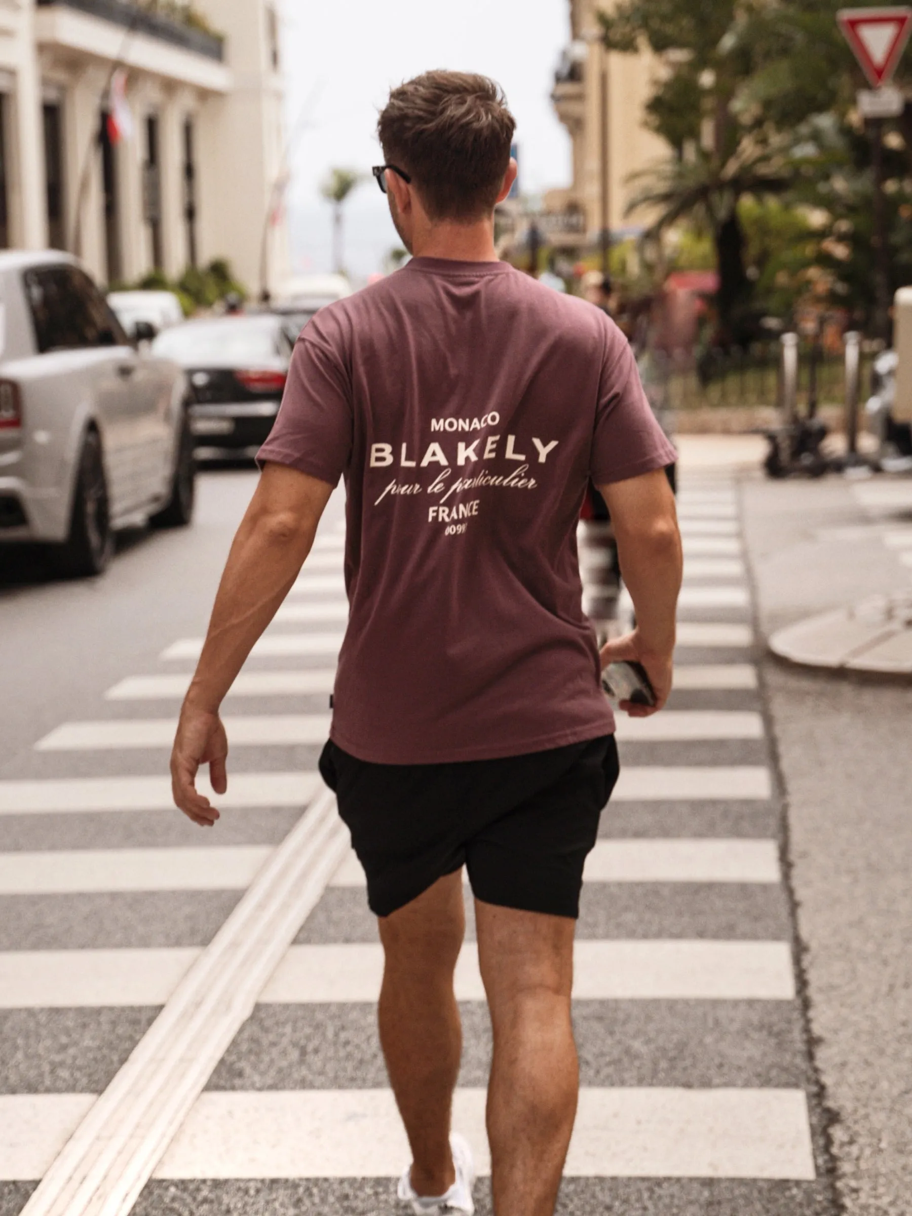 Monaco Relaxed T-Shirt - Burgundy sold by Blakely product image thumbnail 4