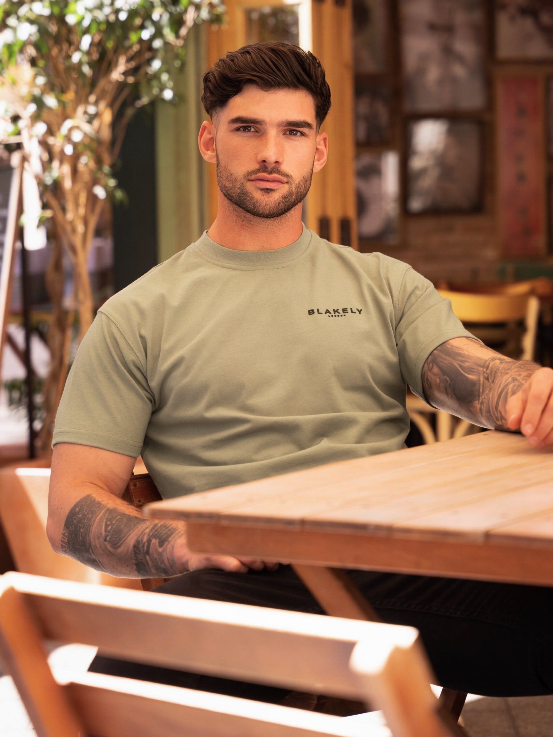 Blakely London Relaxed Fit T-Shirt - Olive sold by Blakely