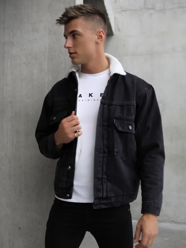 Raleigh Denim Jacket - Black sold by Blakely
