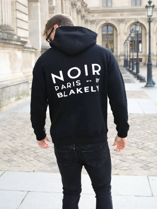Noir Relaxed Hoodie - Black sold by Blakely
