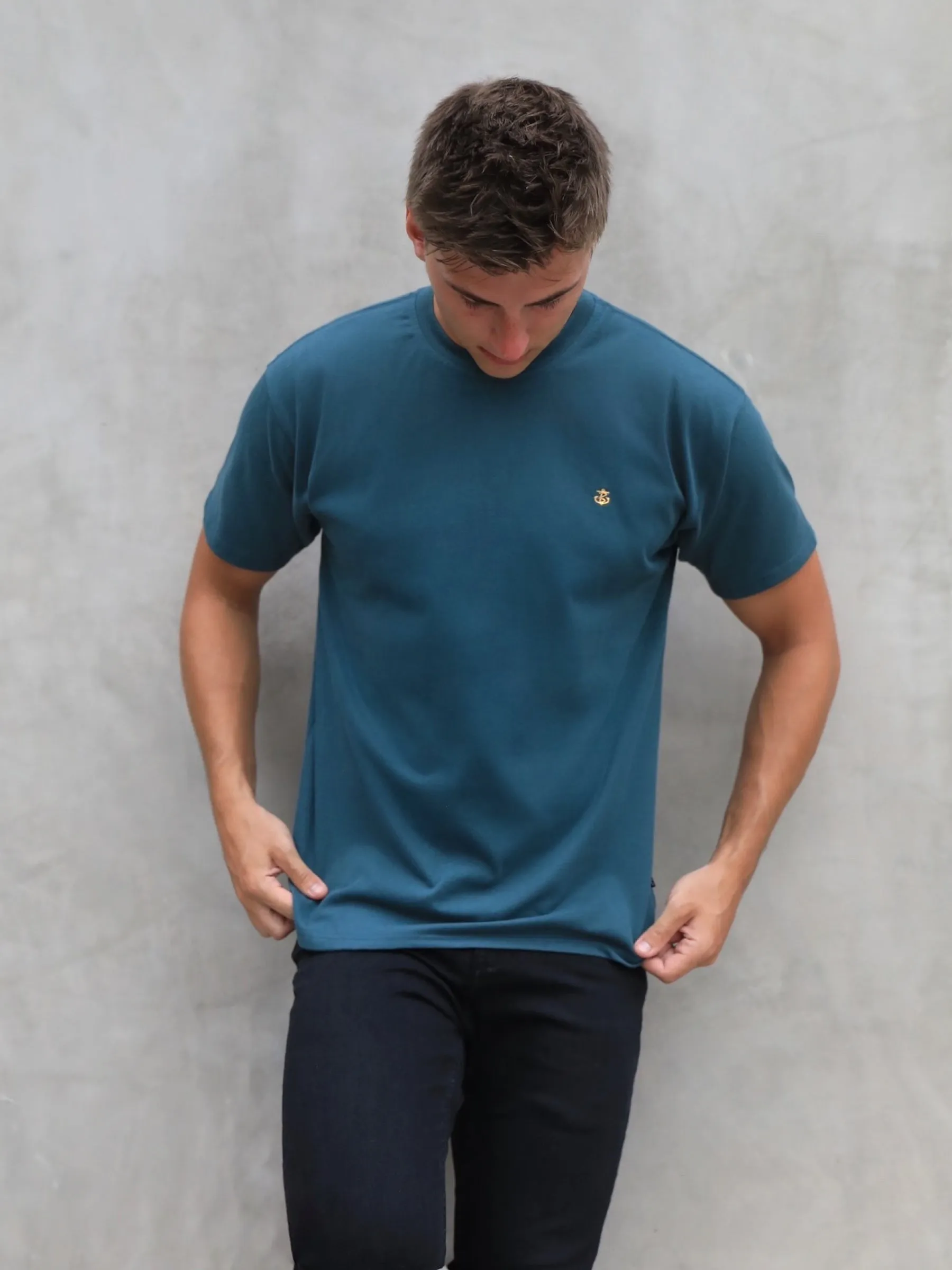 Anchor Relaxed T-Shirt - Teal Green sold by Blakely product image thumbnail 4