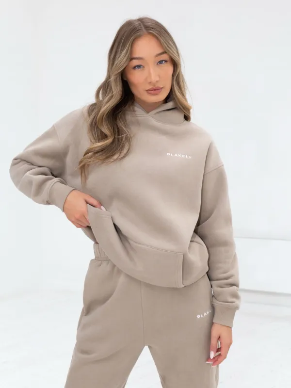 Series Oversized Hoodie - Washed Khaki sold by Blakely