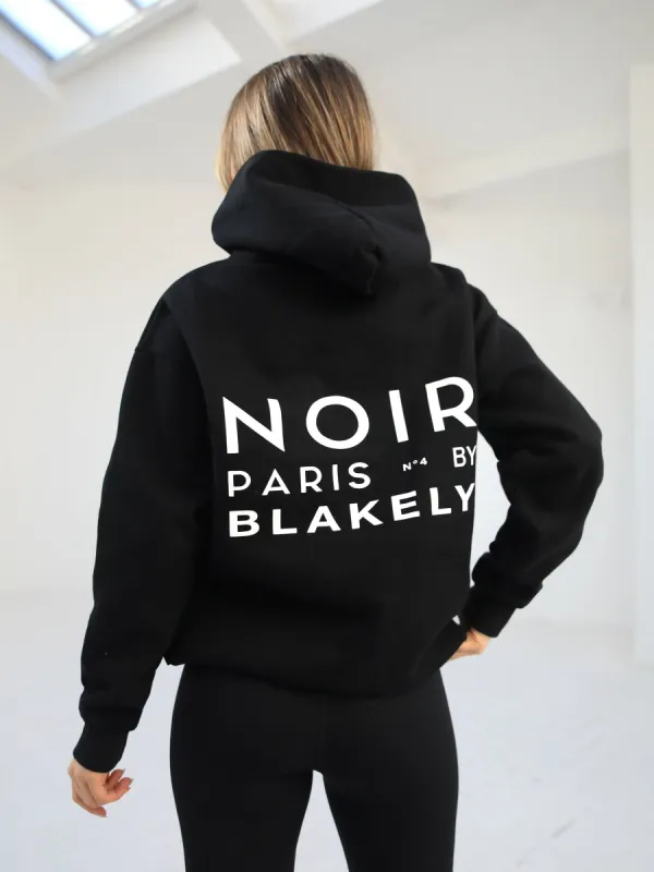 Noir Women's Relaxed Hoodie - Black sold by Blakely